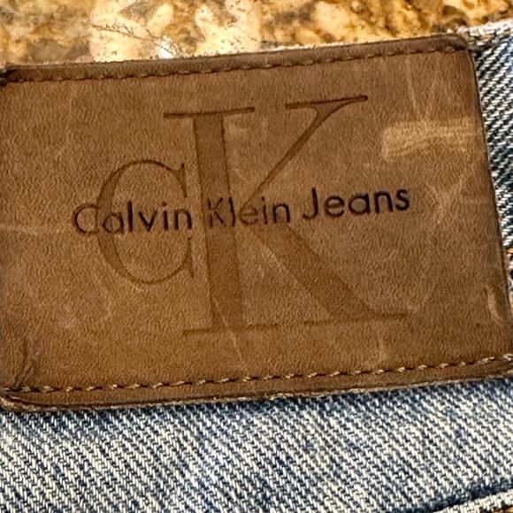 Vintage Calvin Klein Easy Fit Sandblast Jeans 34 x 30 Made in the USA - Picture 4 of 9